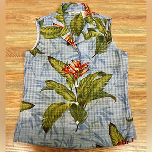 Tommy Bahama Tropical Silk Blend Shirt - Size S